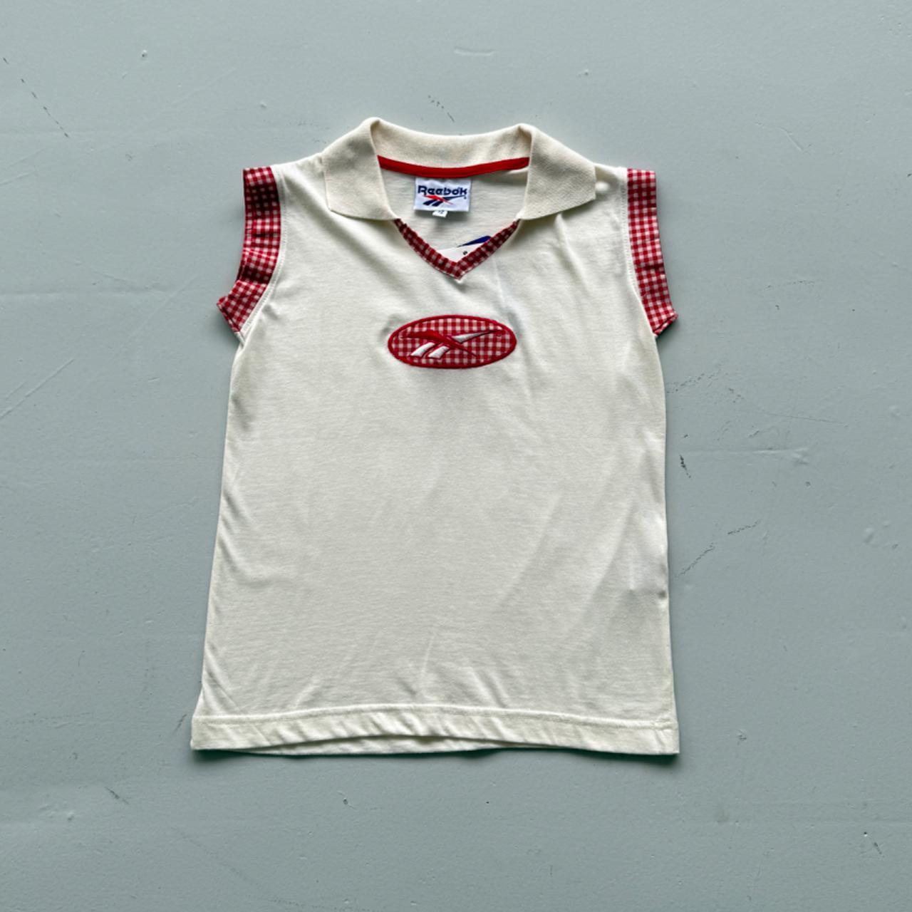 Cream Reebok 90s Deadstock Baby T-Shirt Vest - Size 10