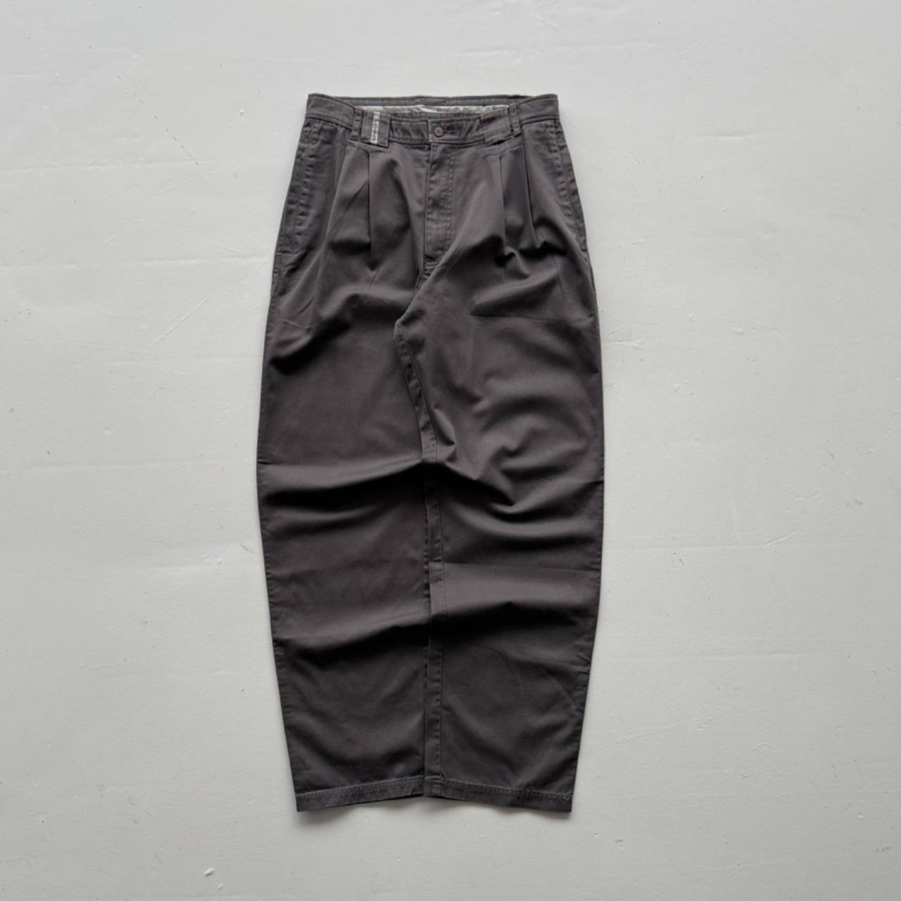 Grey Reebok 90’s Deadstock Pleated Trousers - Medium