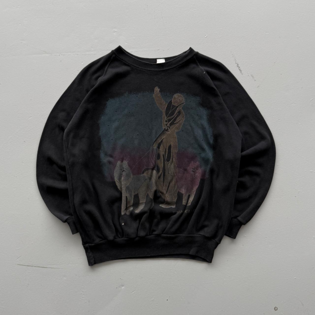 Black Inuit 90’s Vintage Graphic Sweatshirt - XS