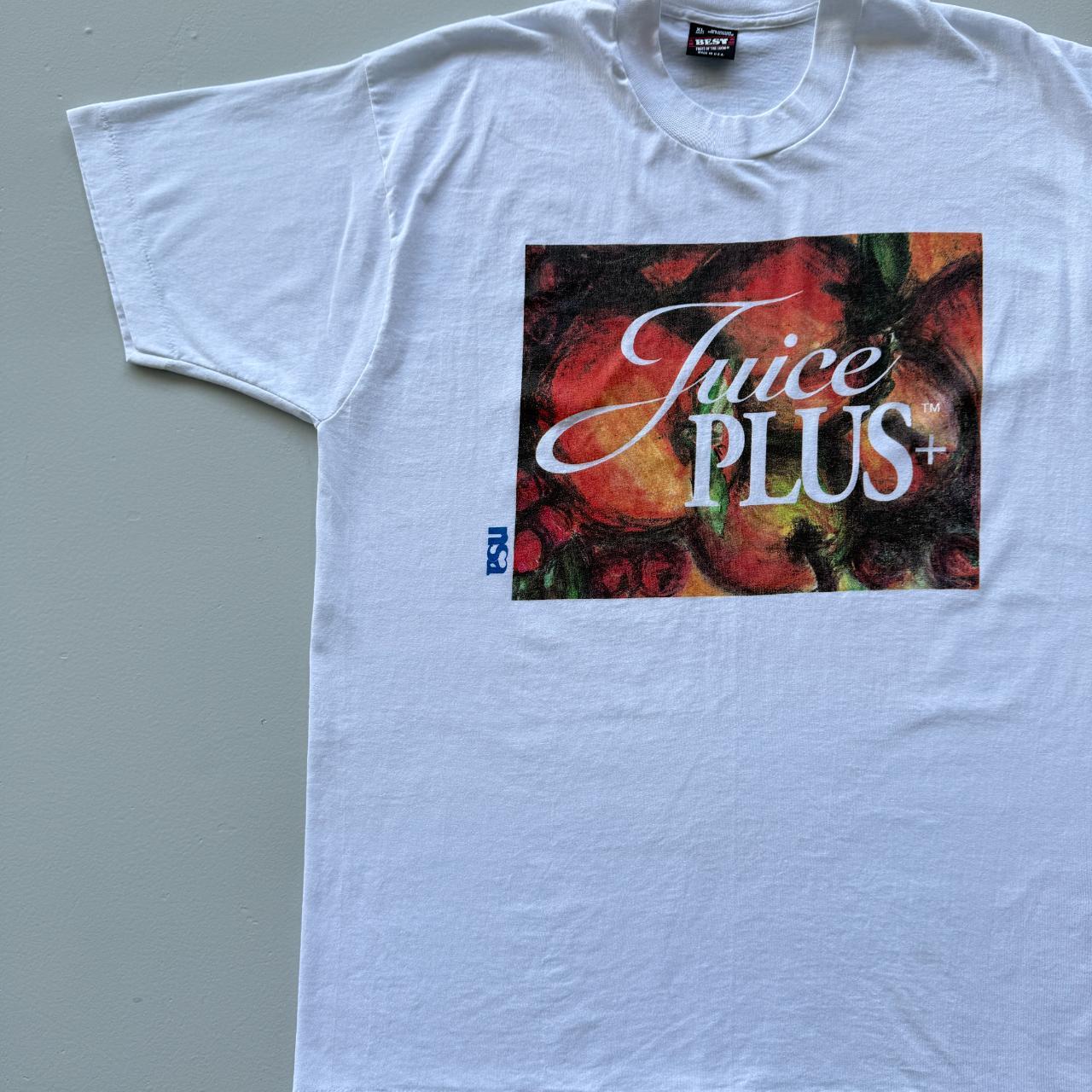White Juice Plus Vintage 90s Tour T-shirt - XL