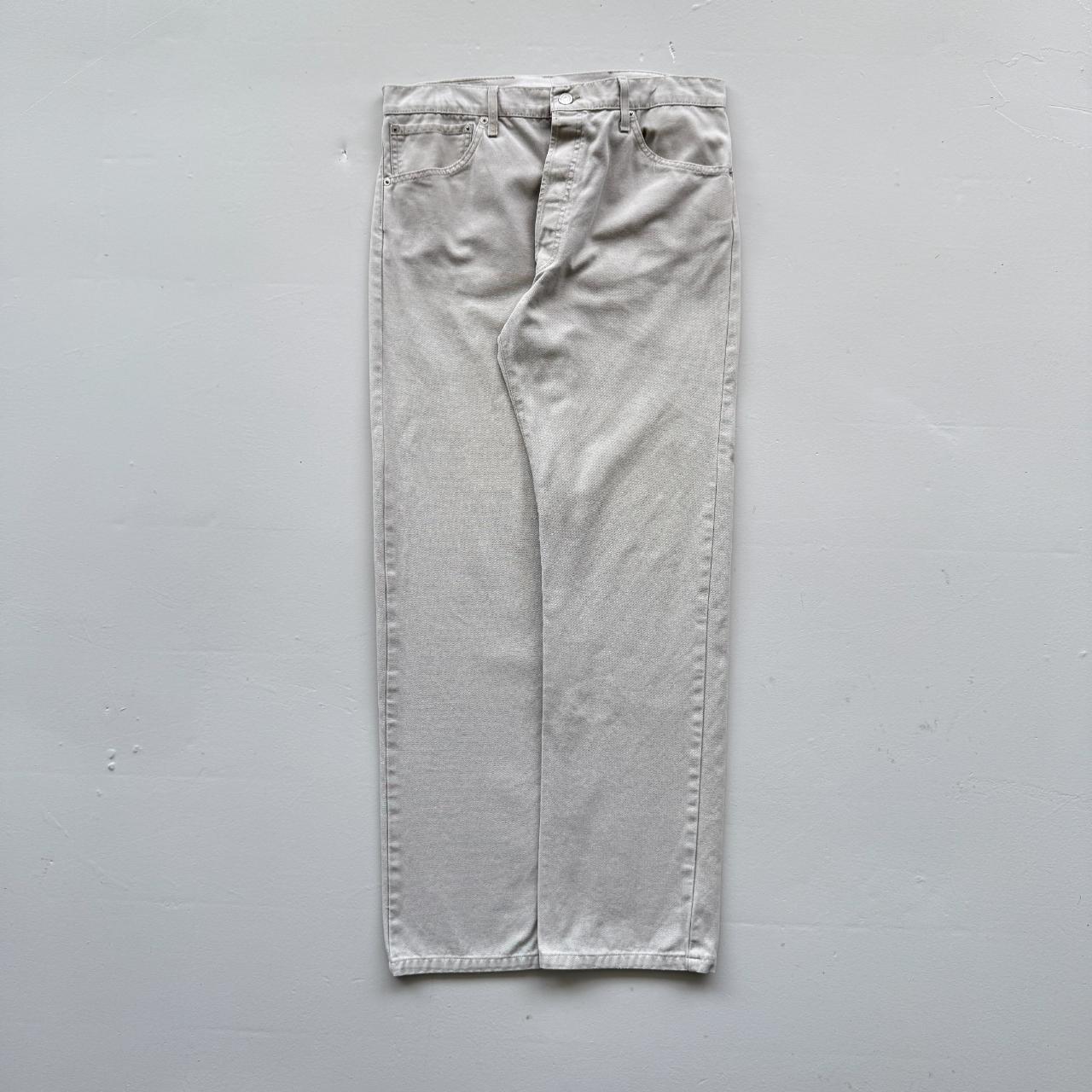 Stone Grey Levi's 551 Denim 90's Vintage Jeans - 35” x 32”