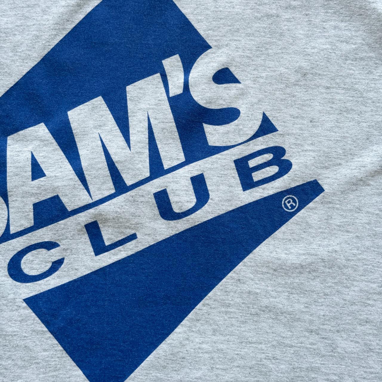 Grey Sam's Club Vintage 90s T-shirt - XL