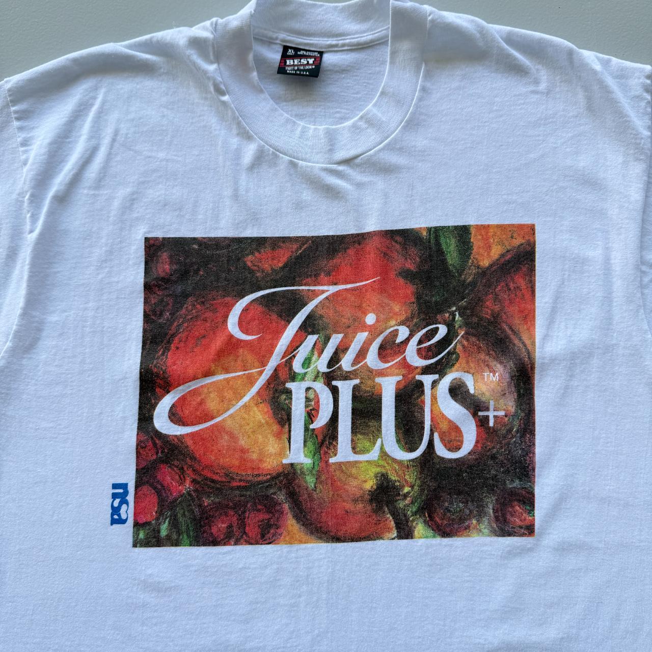 White Juice Plus Vintage 90s Tour T-shirt - XL