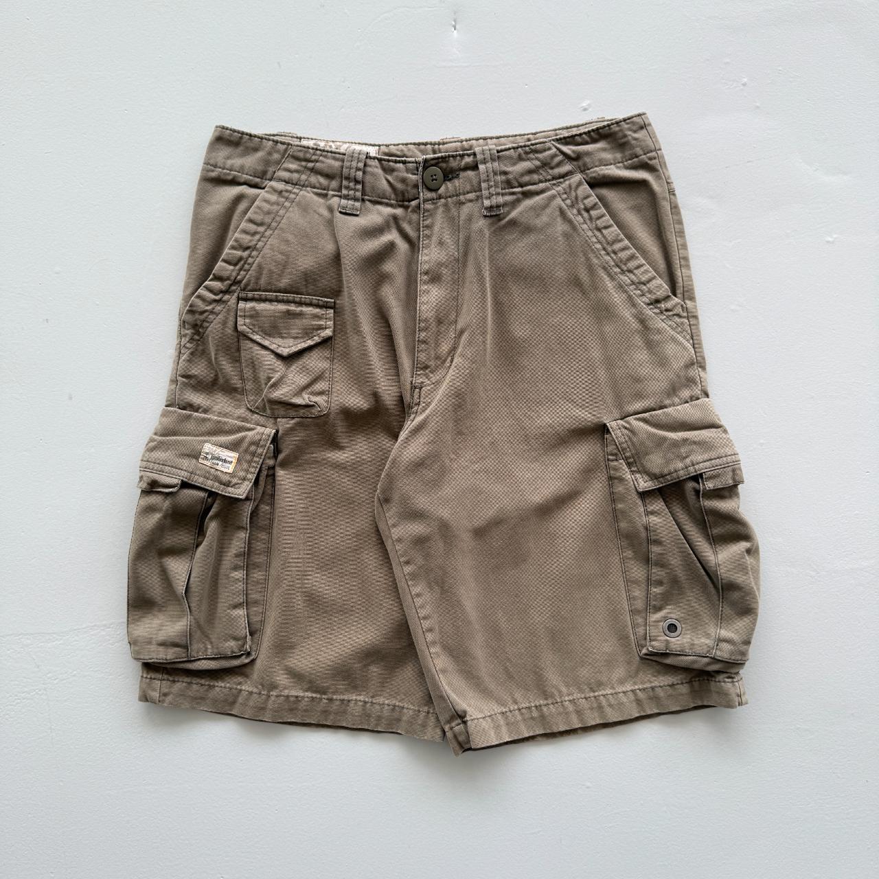 Tan Timberland Cotton 00’s Cargo Shorts - 32"
