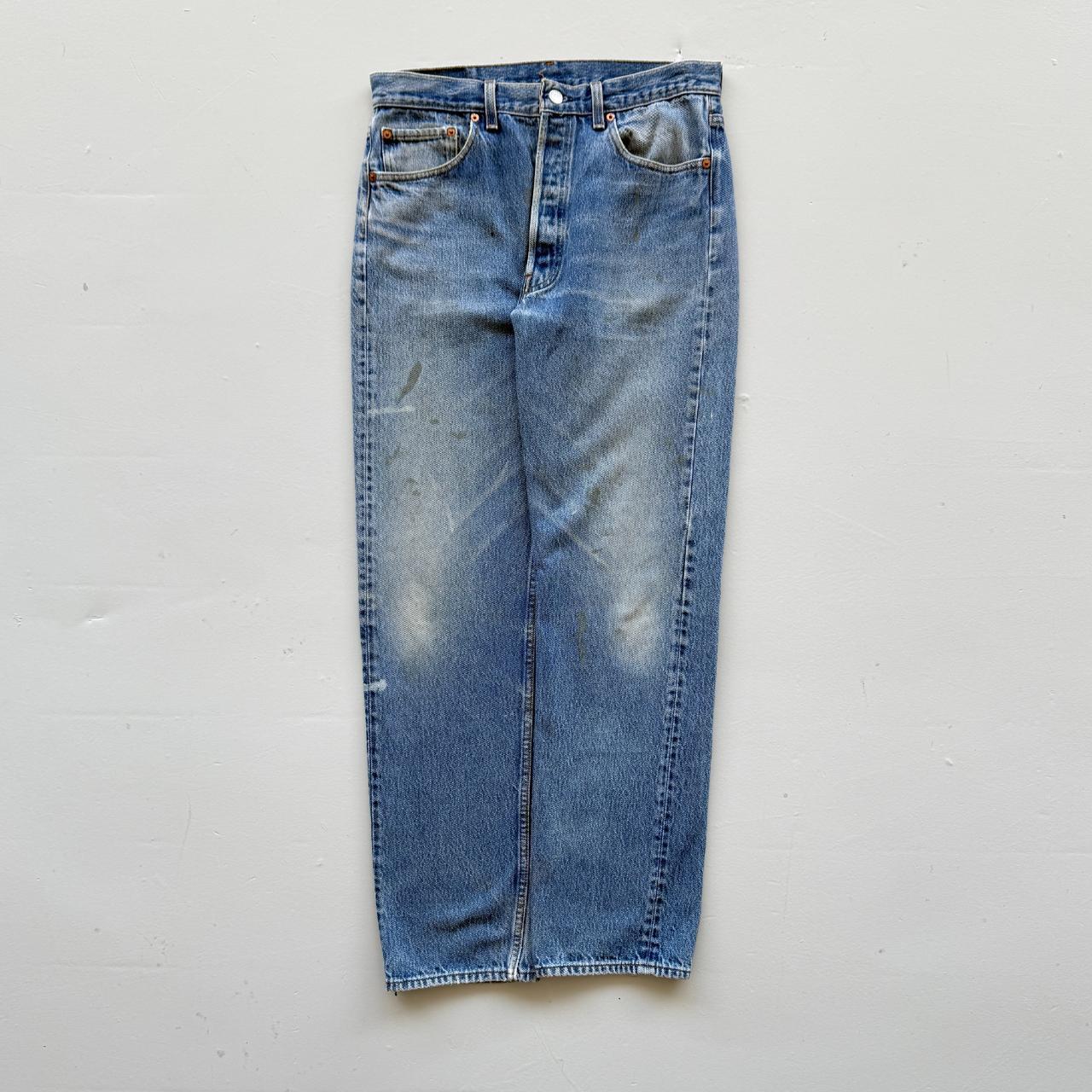Blue Levi's Denim 501 90's Vintage Jeans - 31” x 32”