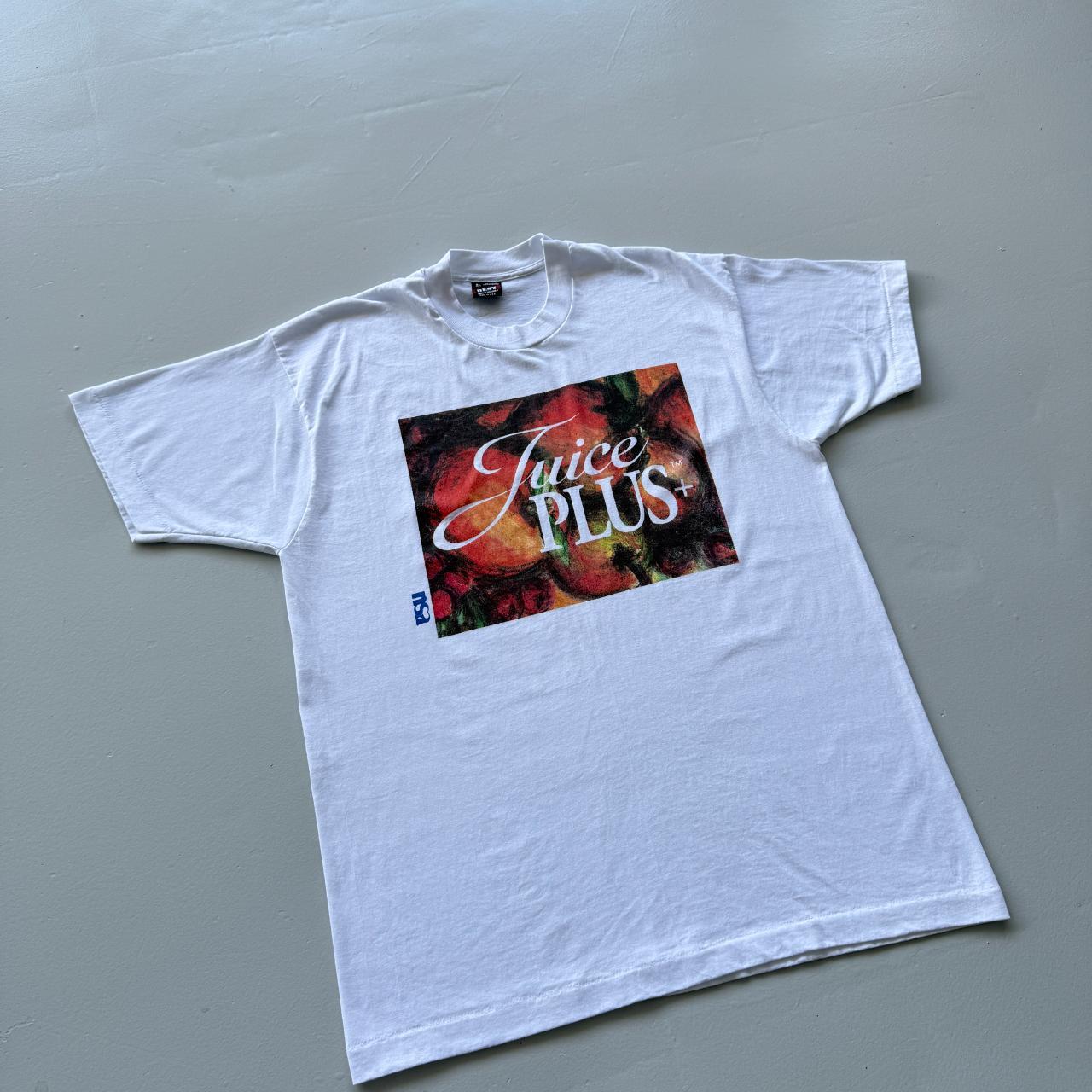 White Juice Plus Vintage 90s Tour T-shirt - XL