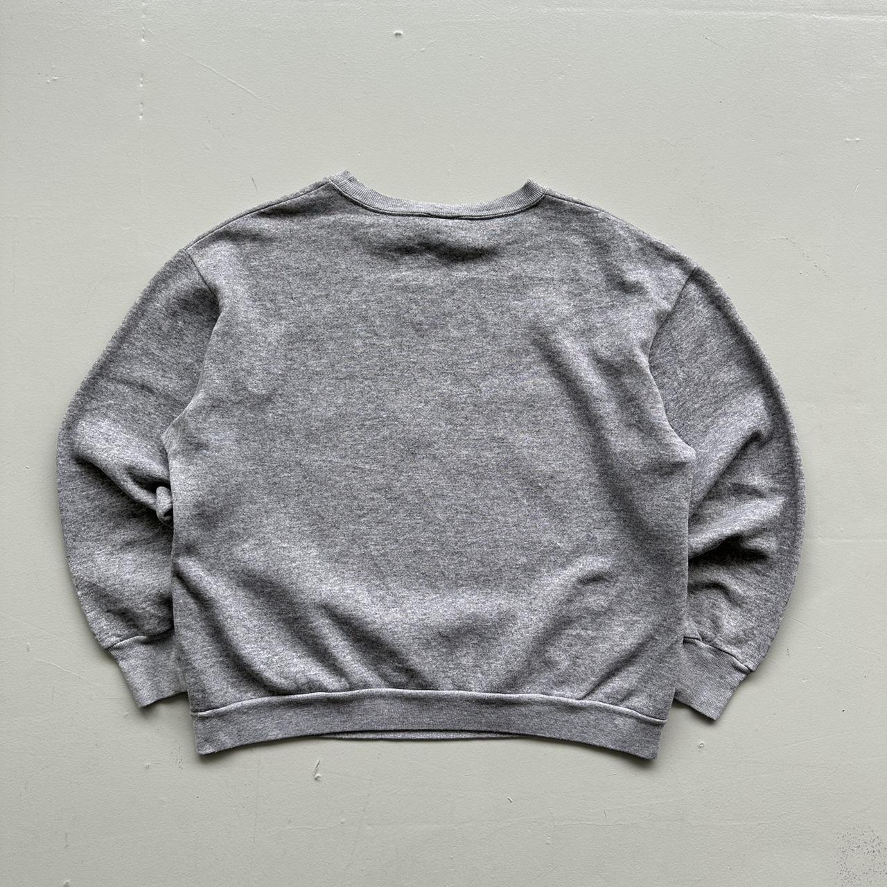 Grey Harley Davidson 3D Emblem Rare 90’s Vintage Sweatshirt - Large