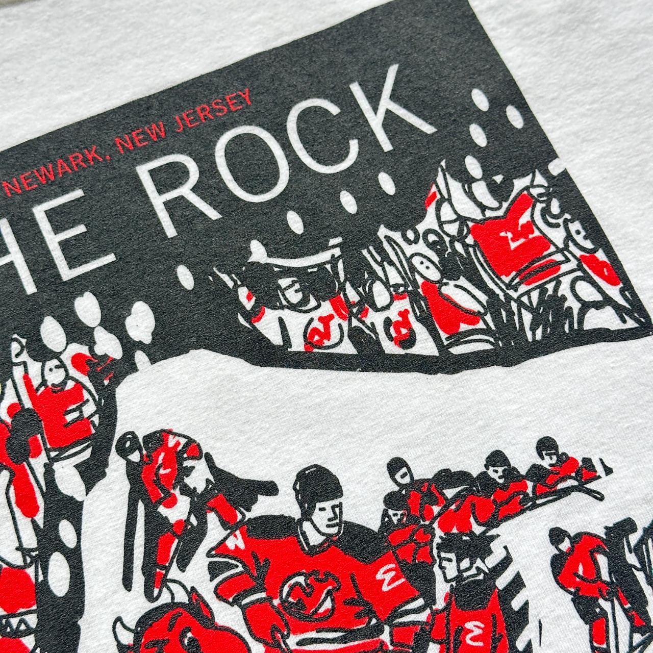 White The Rock NHL Devils Vintage 90's T-shirt - XL