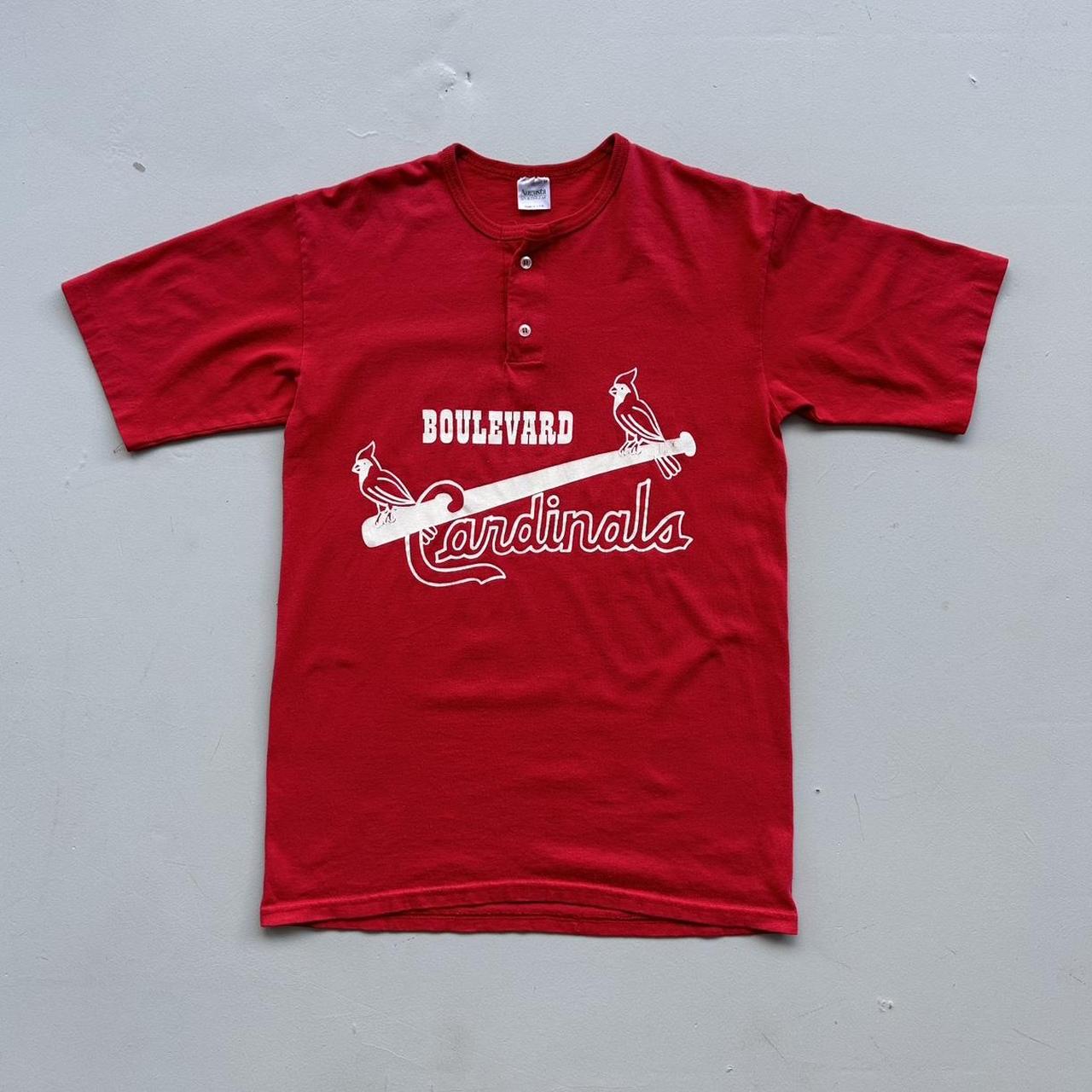 Red Boulevard Cardinals 80s Vintage T-shirt - Medium