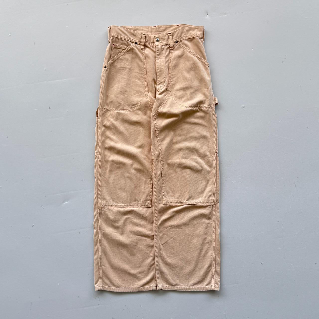 Cream Edwin 101 Canvas Carpenter 90's Vintage Pants - 28” x 29”