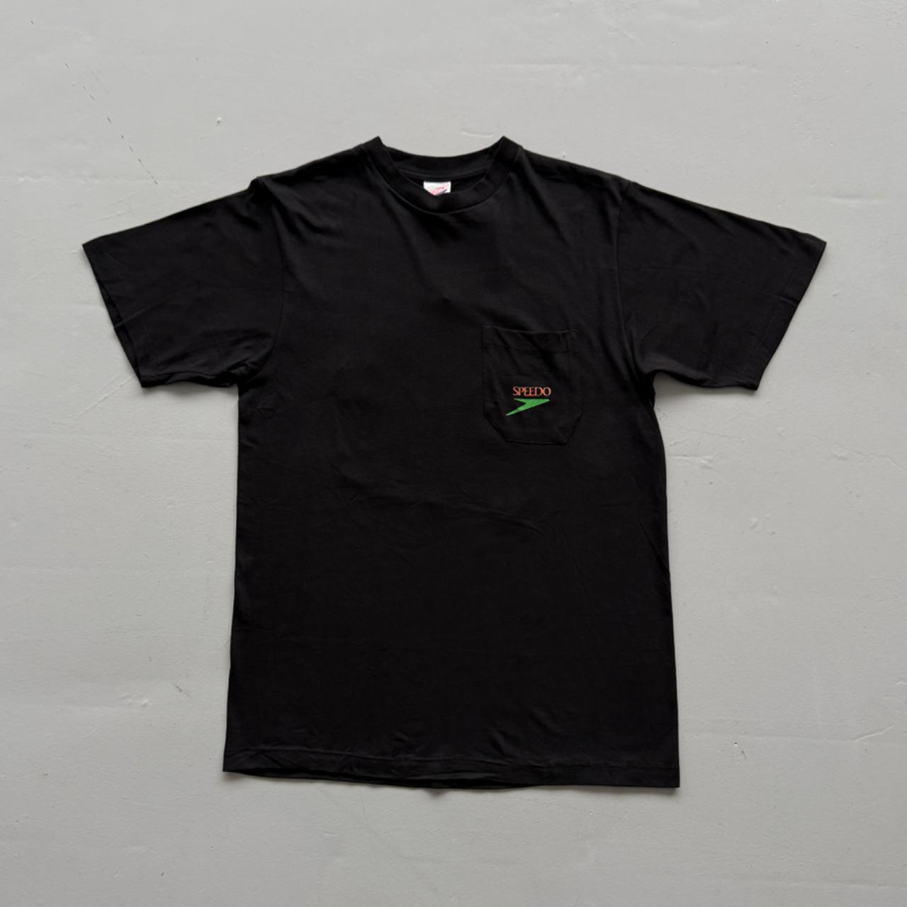 Black Speedo 90s Deadstock Graphic T-Shirt - Medium