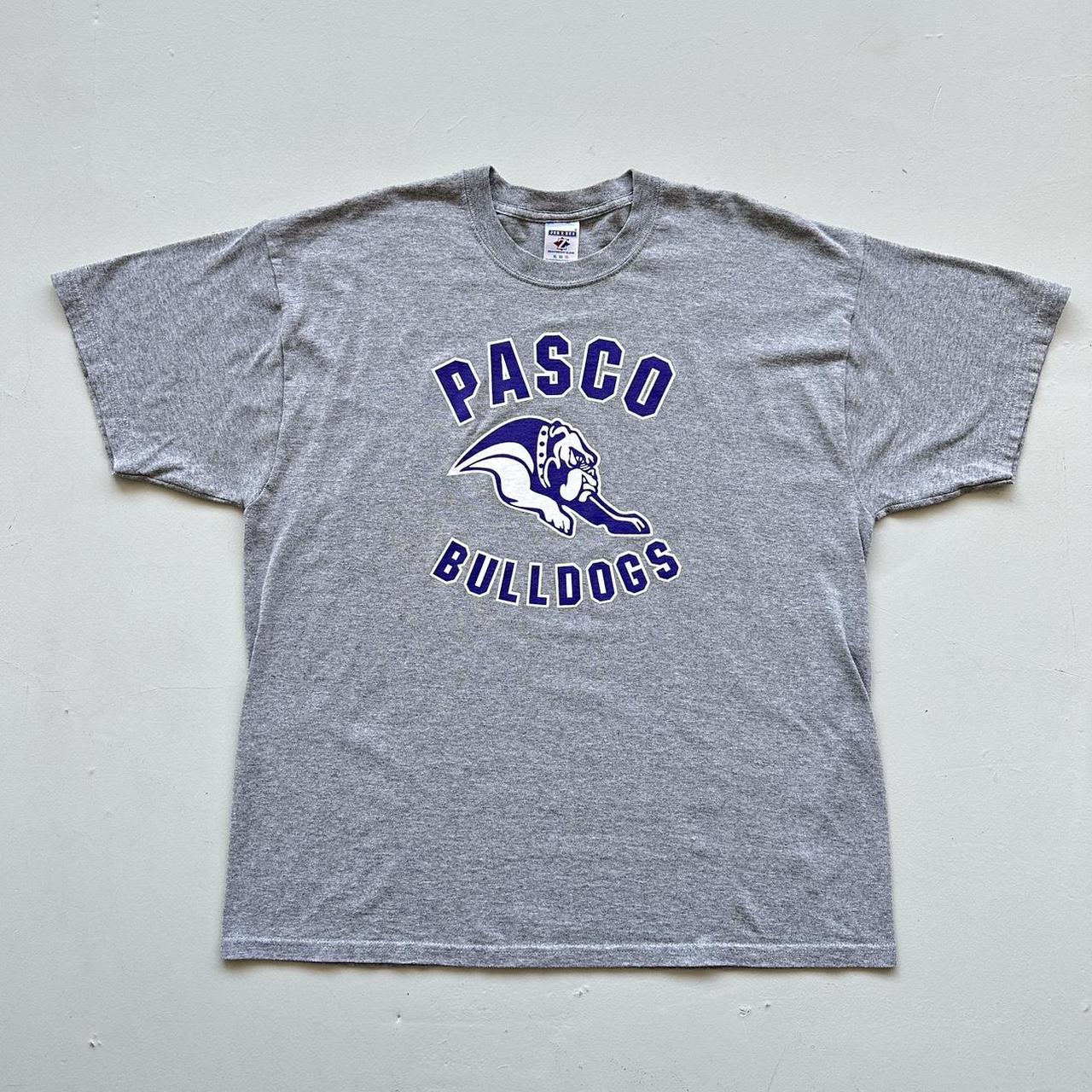 Grey Pasco Bulldogs 00s Vintage T-shirt - XL