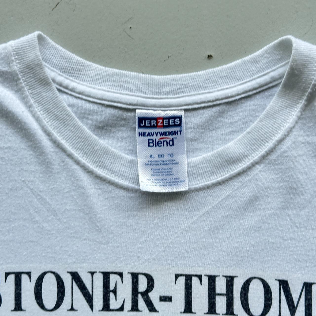 White Stoner Thomas Kids Drawing Vintage 90's T-shirt - XL