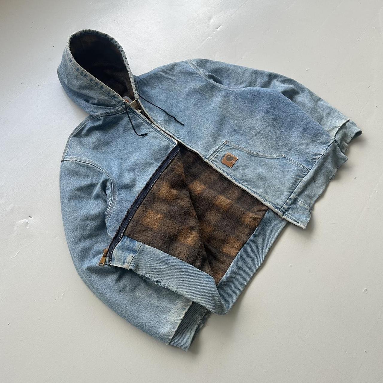 Carhartt Vintage Denim 90s J08DST Active Hoodie - 2XL