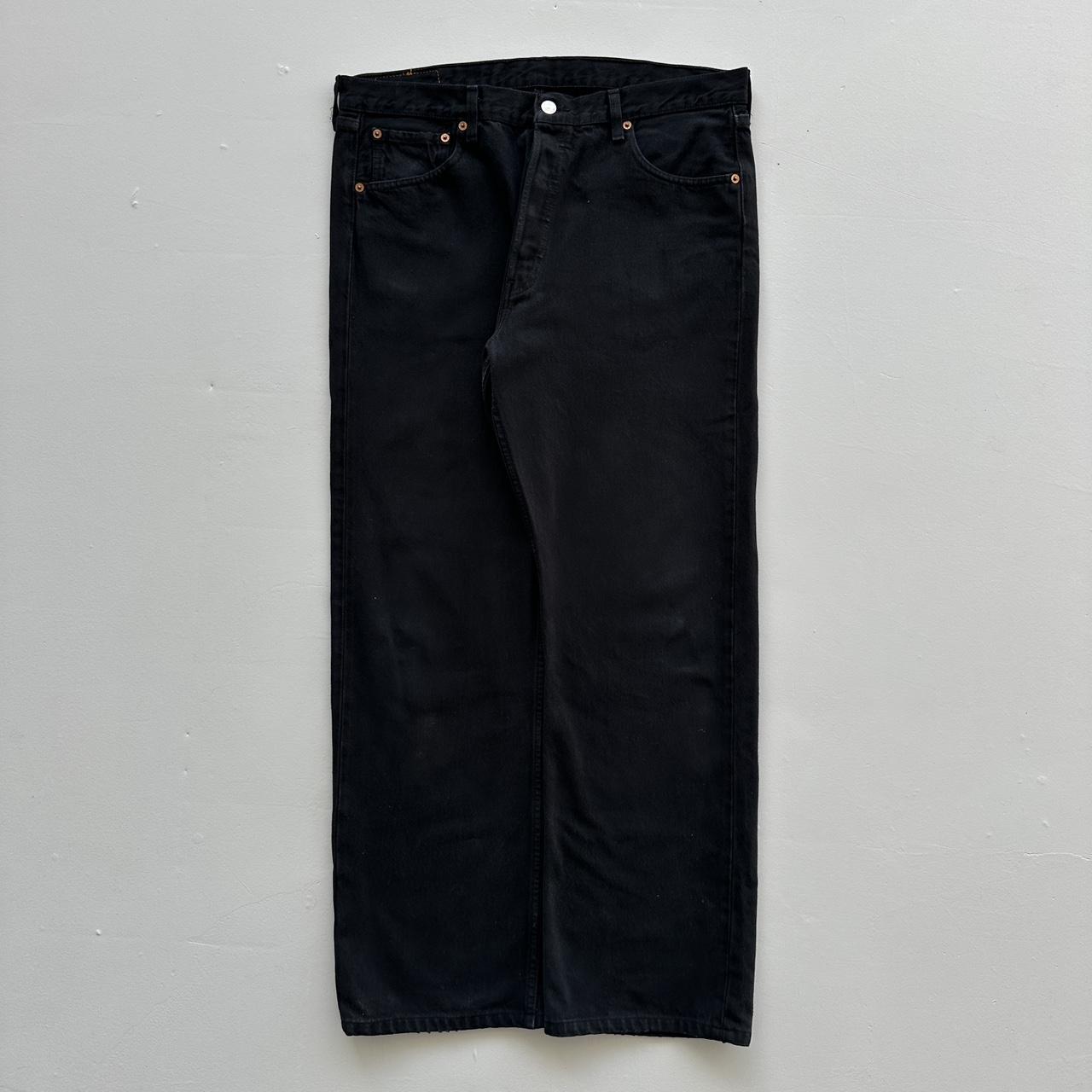 Black Straight Leg Levi’s 501 Denim Jeans - 34" x 29"