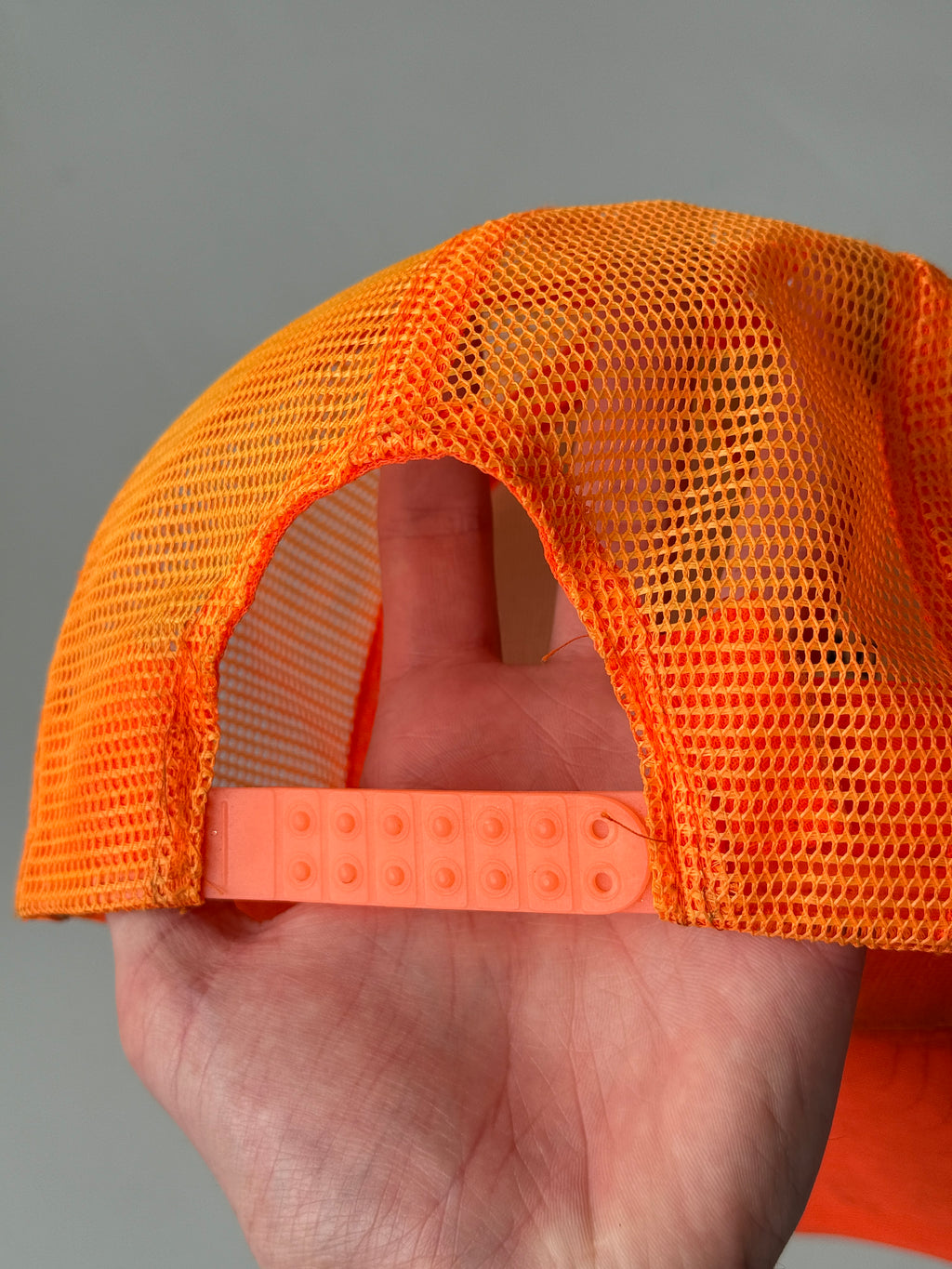 Neon Orange Daleville Skeet Club Vintage Foam and Mesh SnapBack Trucker Cap