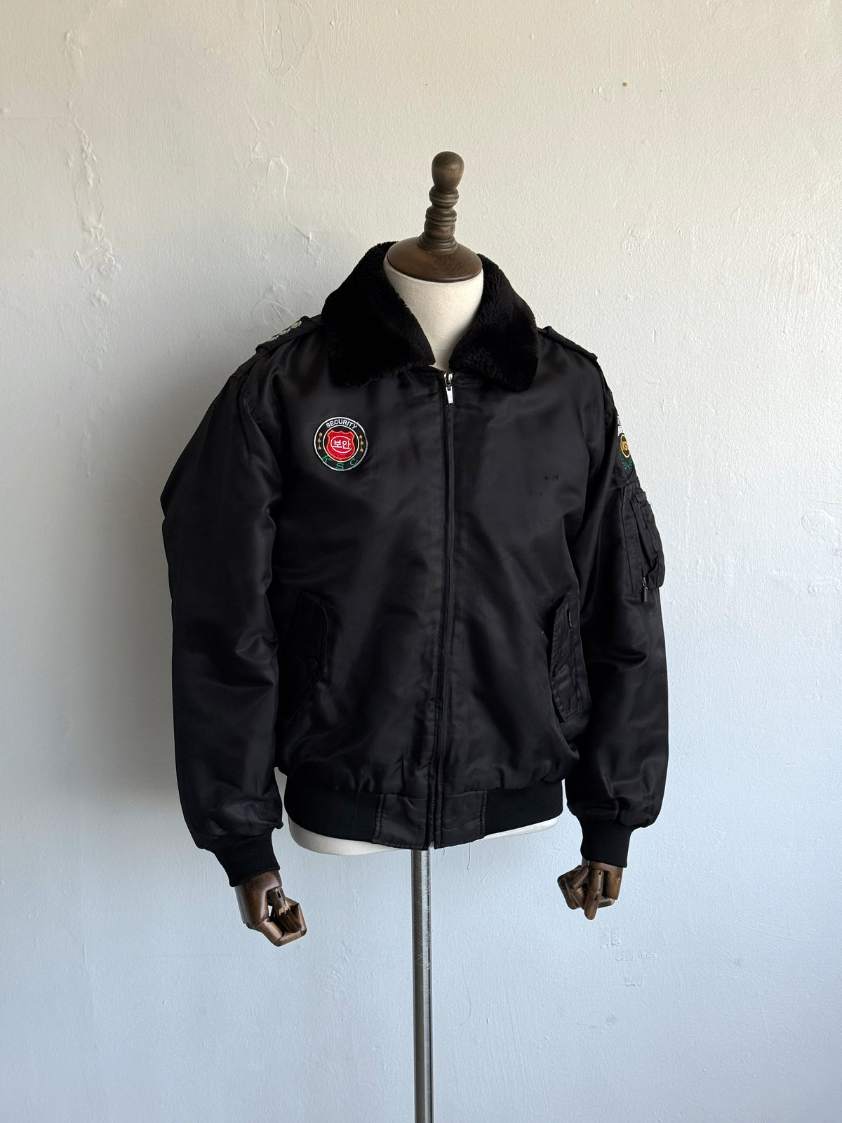 Kyung Shin Korean Security Vintage Bomber Jacket - Medium
