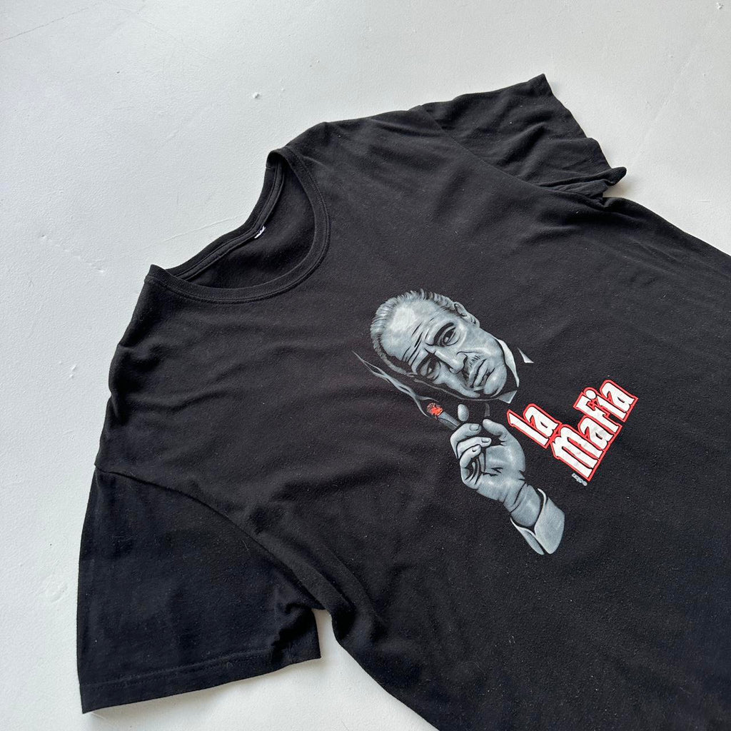 Black The Godfather 00s Vintage T-shirt - 2XL