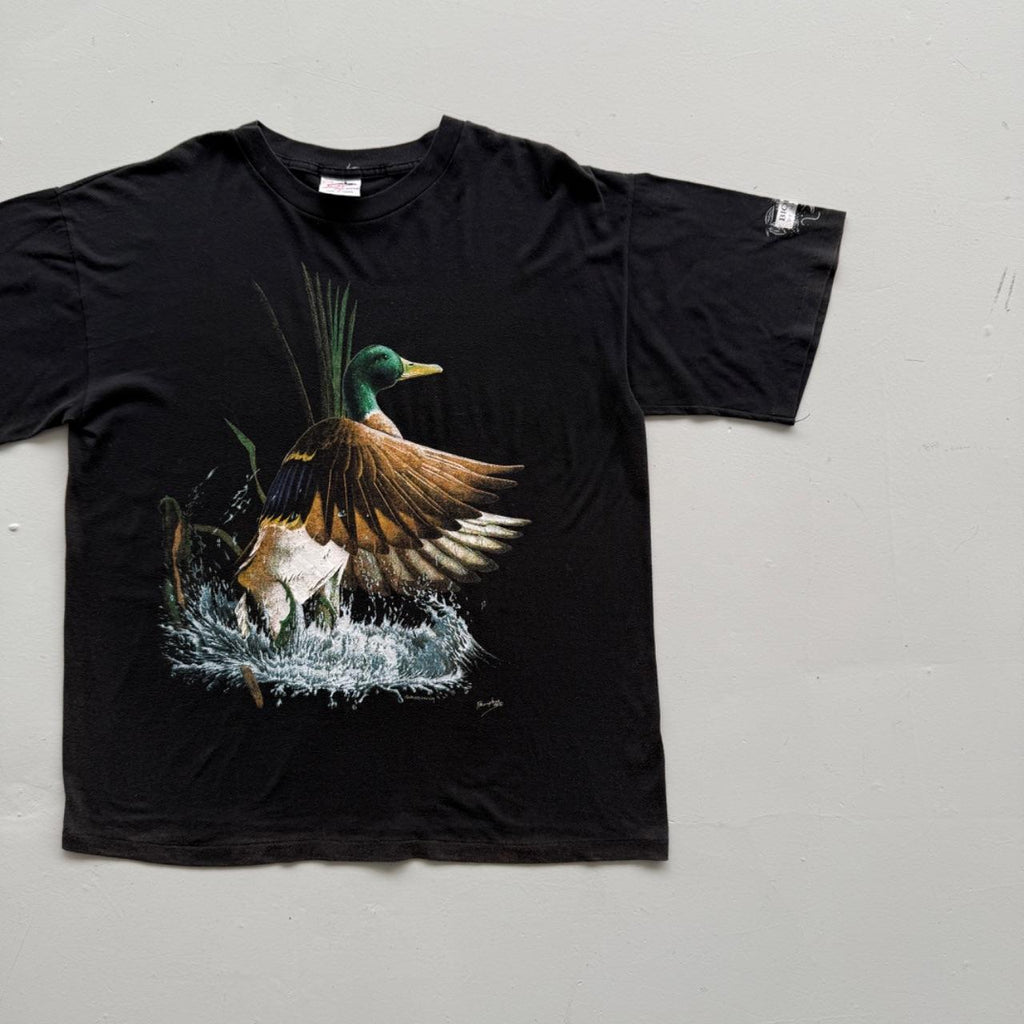 Black Duck Mallard 90s Vintage Graphic T-Shirt - XL