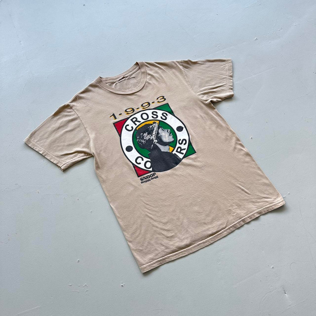 Tan Cross Keys Snoop Dogg 90's T-shirt - Medium