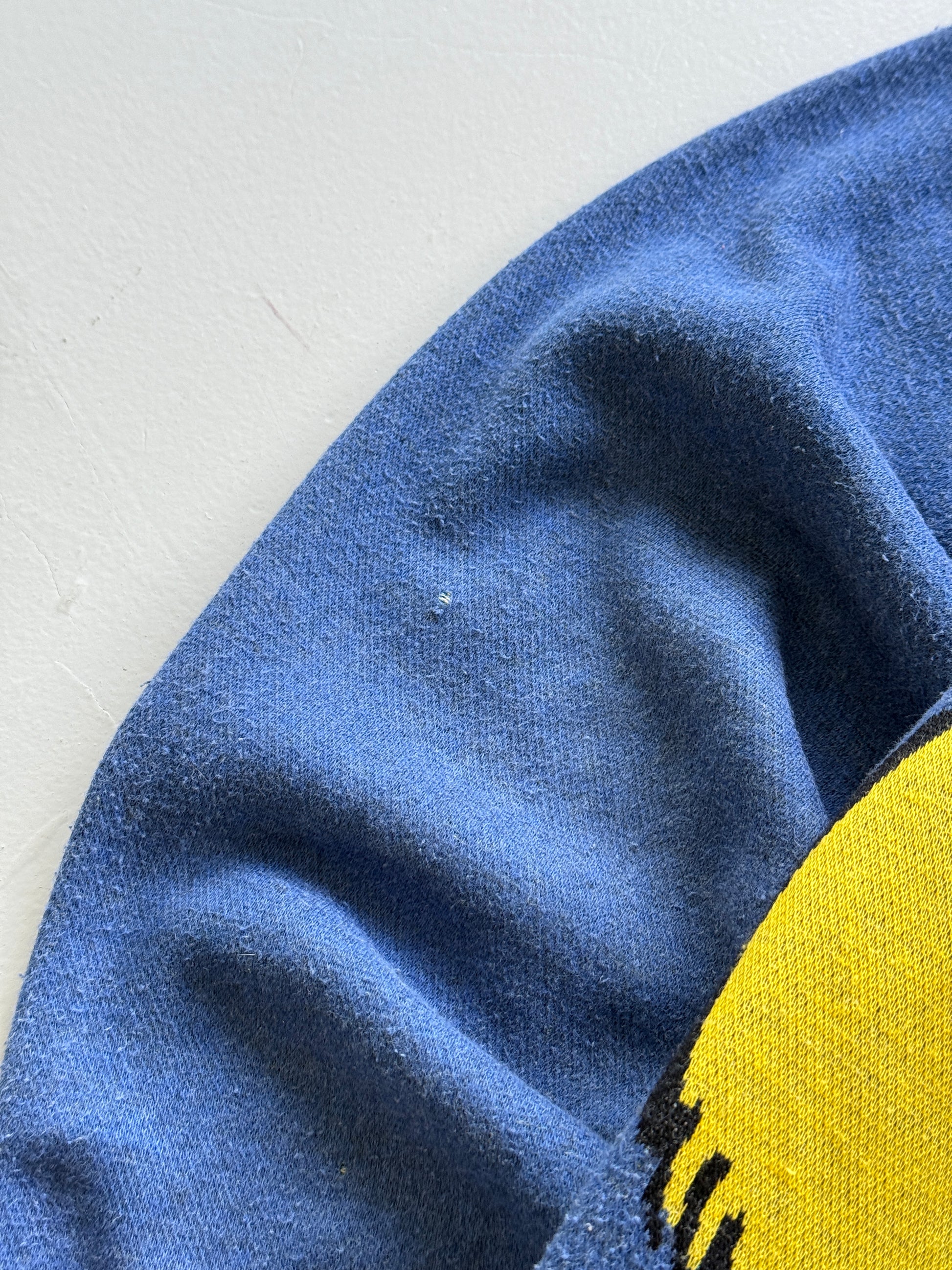 Blue Marsupilami 90's Vintage French Cartoon Knit Graphic Sweatshirt - Large