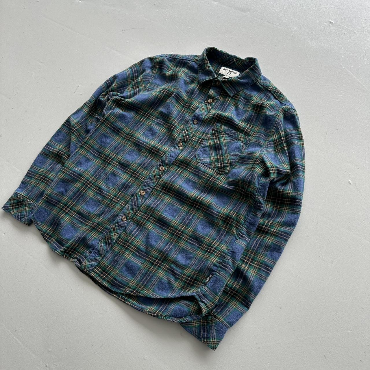 Blue Navy Billabong Surfwear 00s Vintage Long sleeve - Small