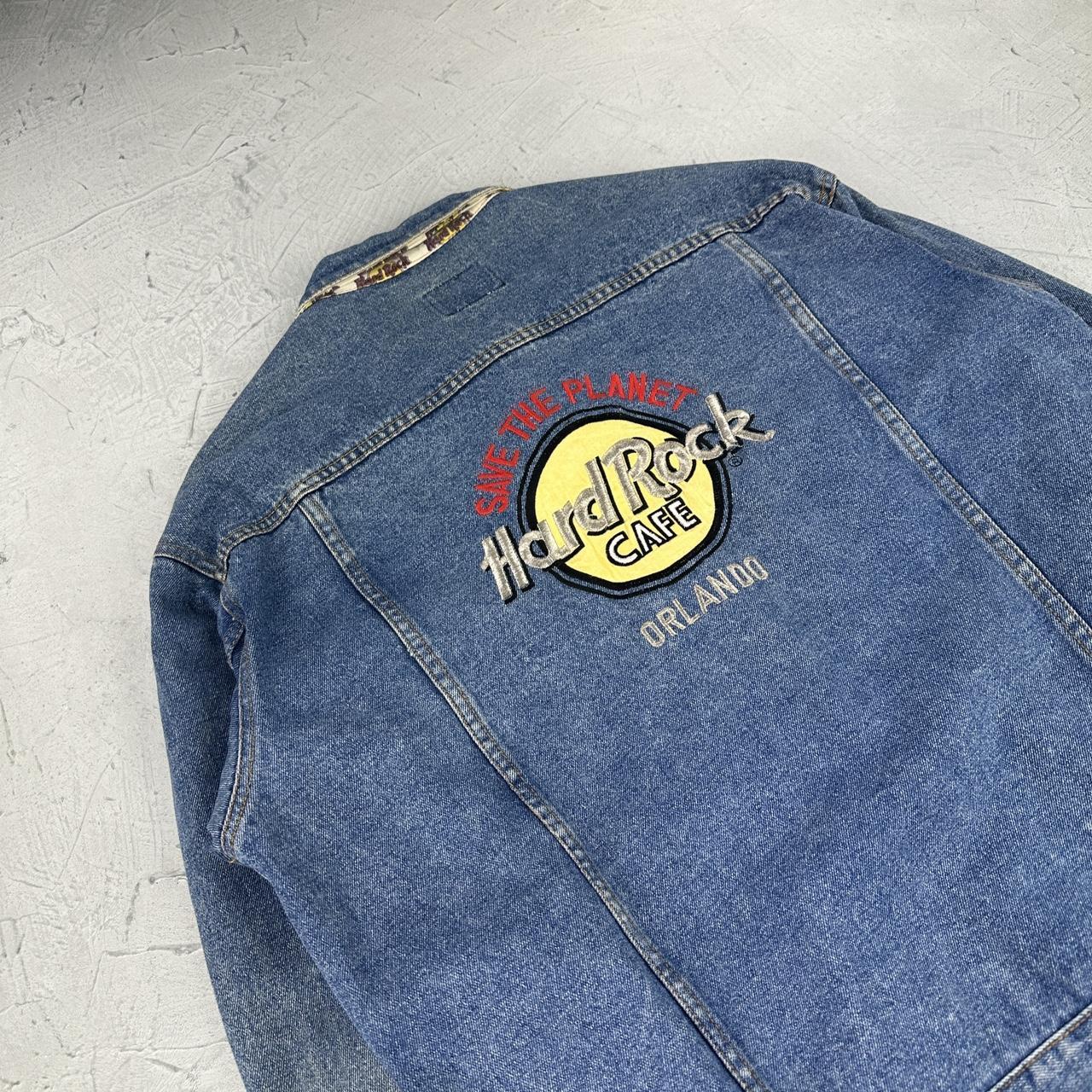 Vintage Hard Rock Denim Jacket - Large