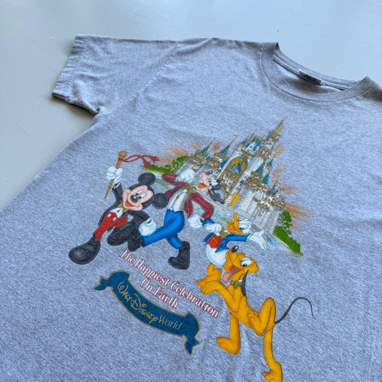 Grey Walt Disney World 00s Vintage Graphic T-shirt - Large