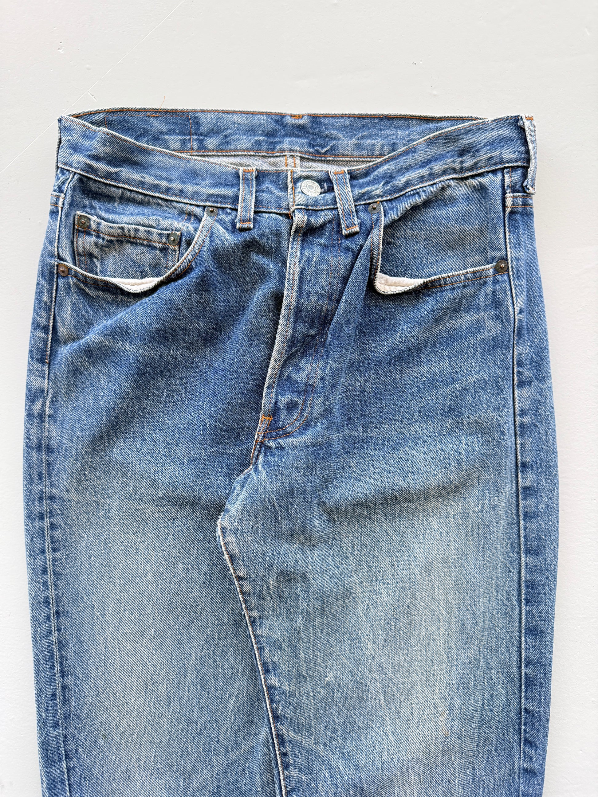 Blue Levi's Denim 90's Vintage Jeans - 28” x 30