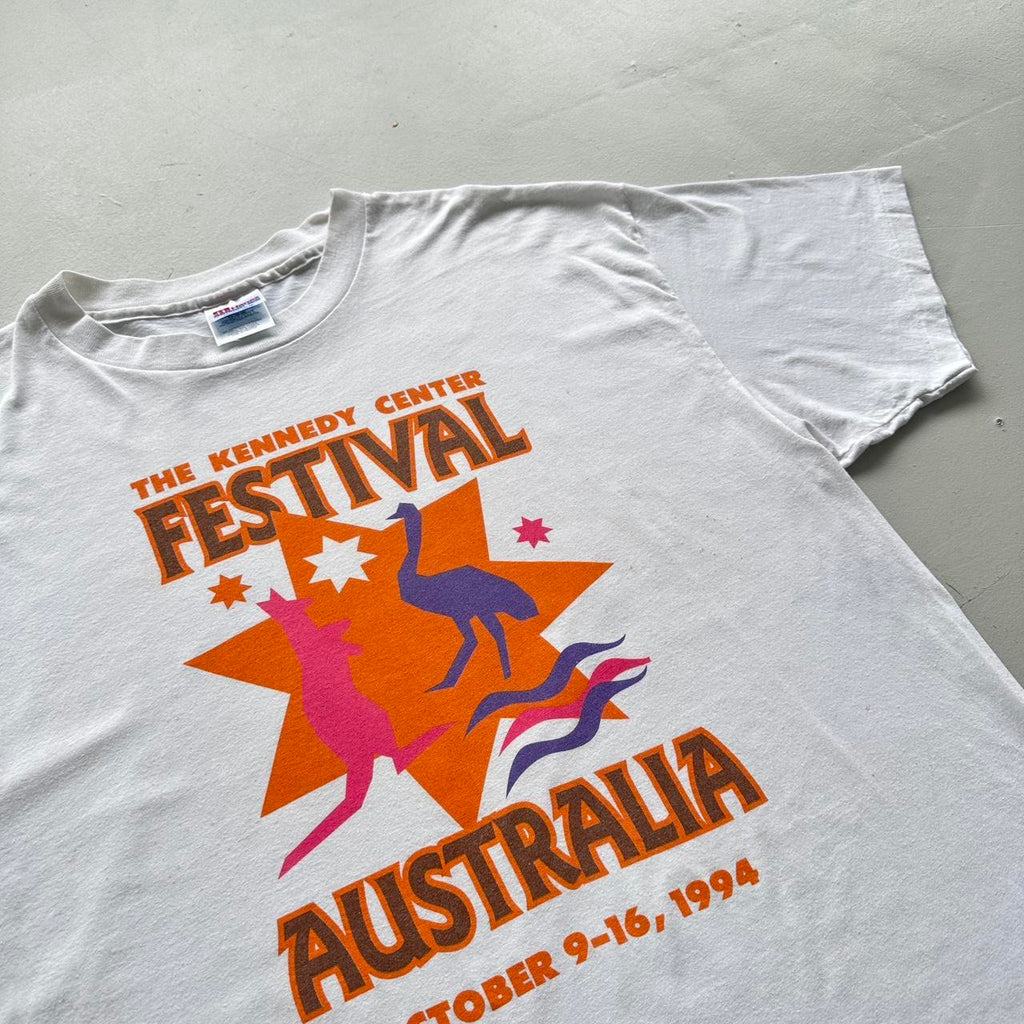 White Festival Australia 1994 Vintage 90's T-shirt - Boxy XL