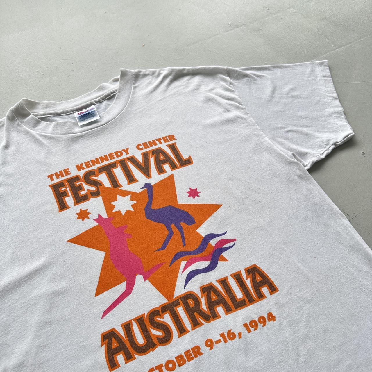 White Festival Australia 1994 Vintage 90's T-shirt - Boxy XL