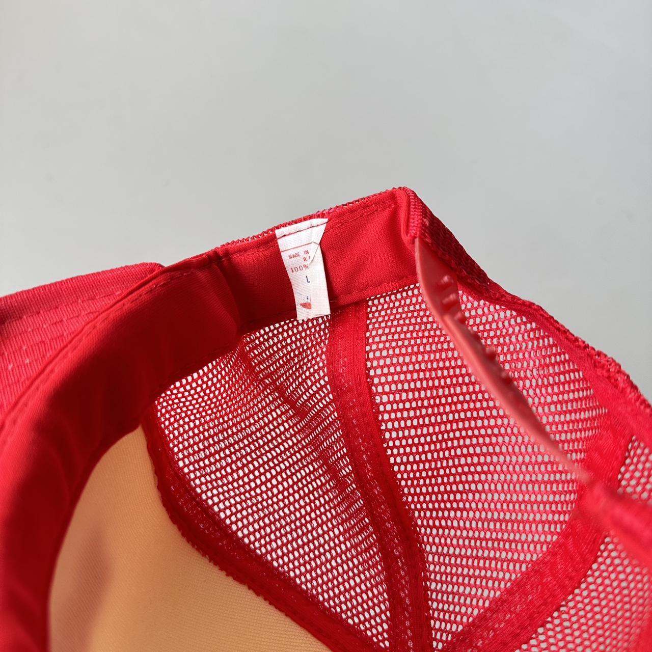 Red Mizlou TV Mesh and Foam Trucker SnapBack Cap