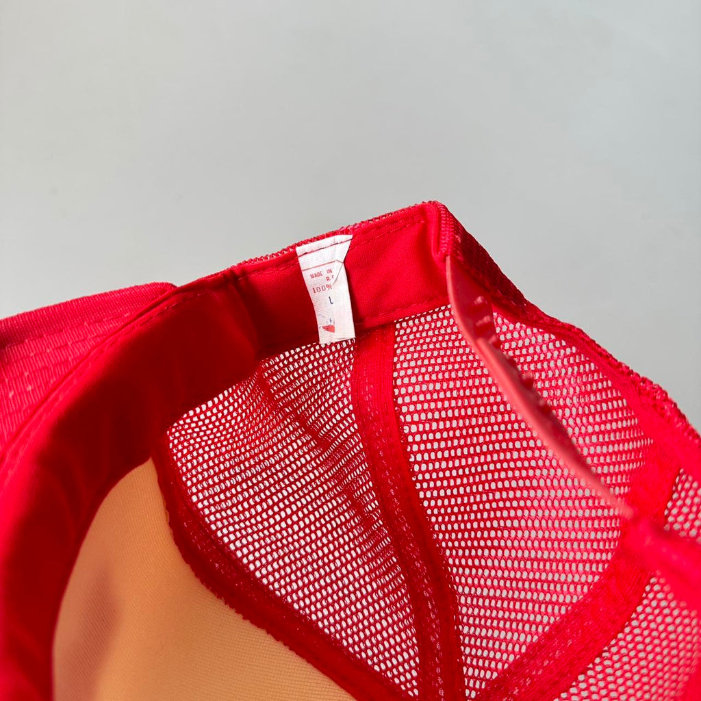 Red Mizlou TV Mesh and Foam Trucker SnapBack Cap