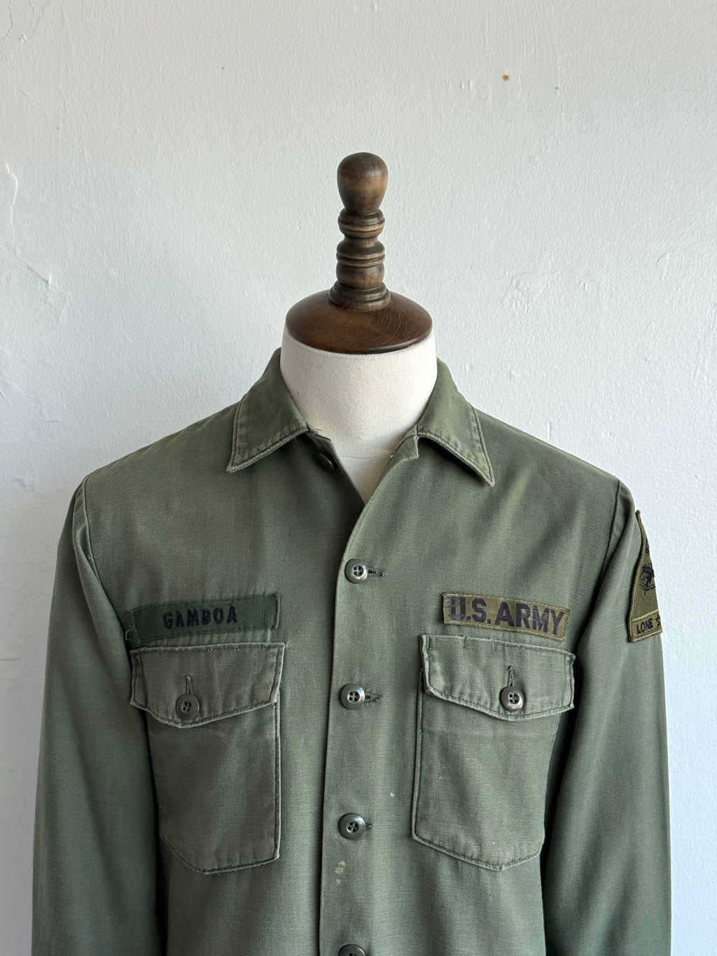 U.S. Army Gamboa Vintage 1960's Military Utility Shirt - Small
