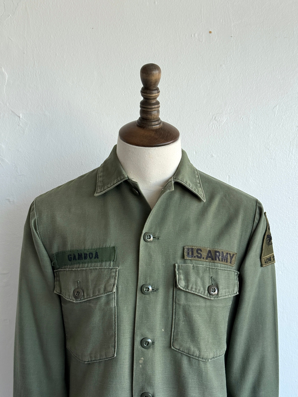 U.S. Army Gamboa Vintage 1960's Military Utility Shirt - Small