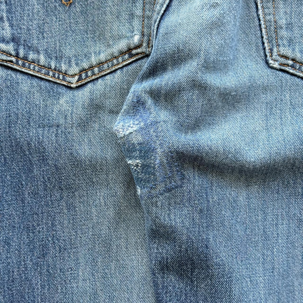 Blue Levi's Denim Straight Leg 90's Vintage Jeans - 32” x 31”