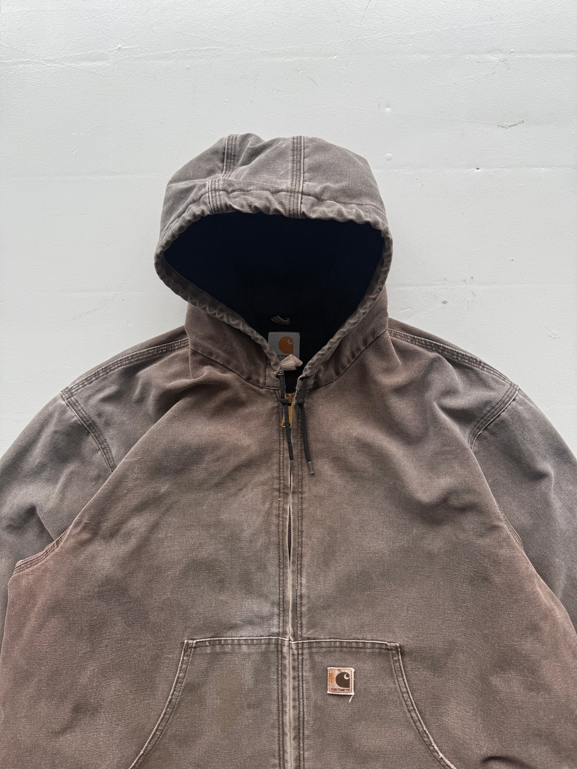 Faded Brown Carhartt 90's Vintage Canvas Active Jacket - XXL
