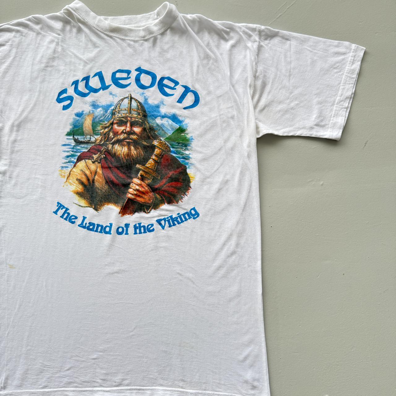 White Sweden Vintage 90s T-shirt - XL