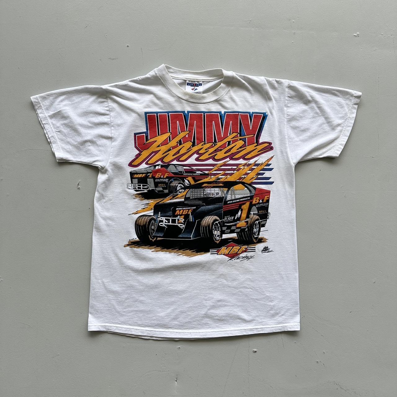 White Nascar Vintage T-shirt - Small