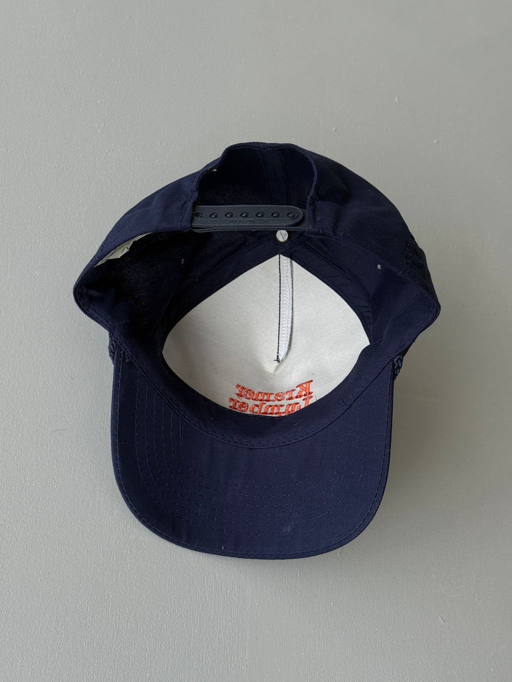 Navy Kramer Lumber 90's Vintage SnapBack Trucker Cap