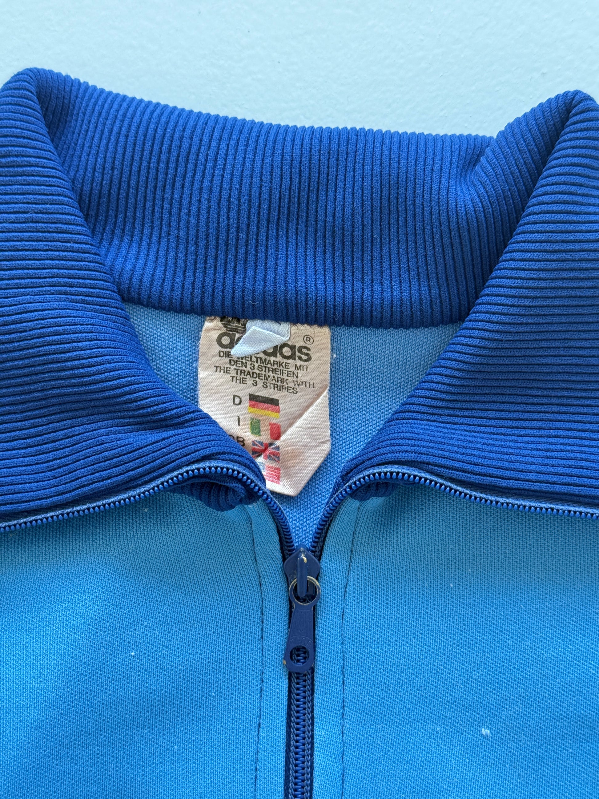 Adidas Trefoil 60s/70s Vintage Quarter Zip Track Top - XS/S