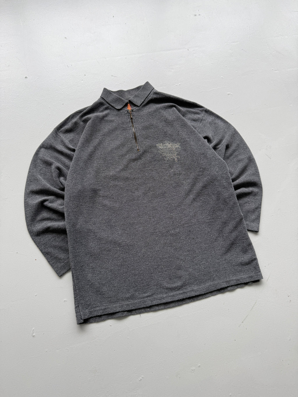 Challenger Surf Spot 90's Vintage Quarter Zip Sweatshirt - Medium