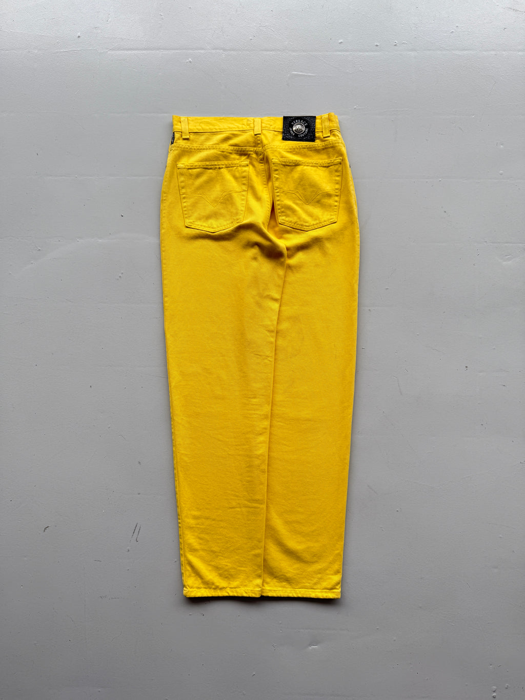 Yellow Versace 90's Vintage Jeans - W32 x L34