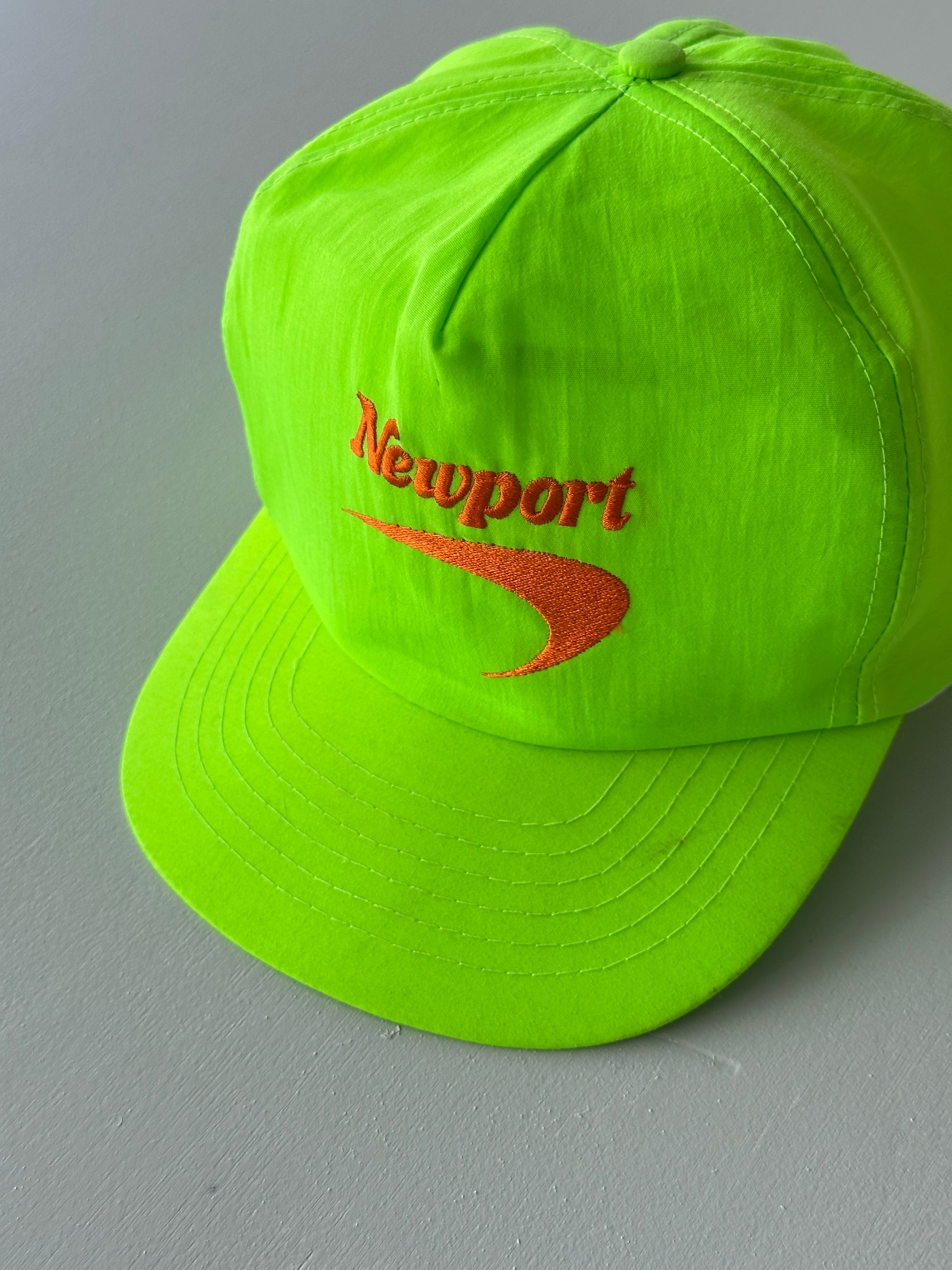Newport Neon Green 90's Vintage SnapBack Trucker Cap