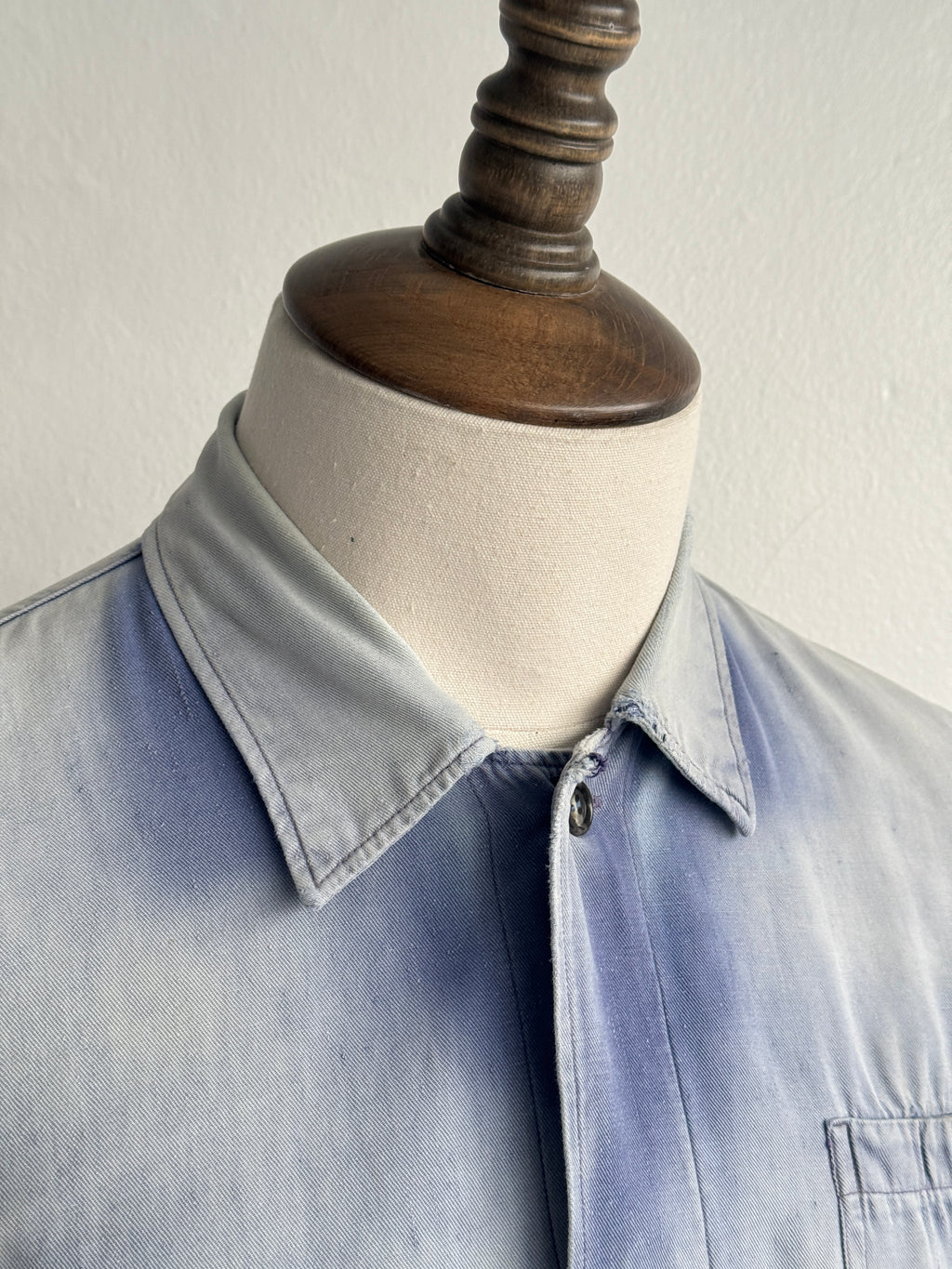 Thrashed Blue Lotus 1960's Vintage Workwear Chore Jacket CH546 - Small