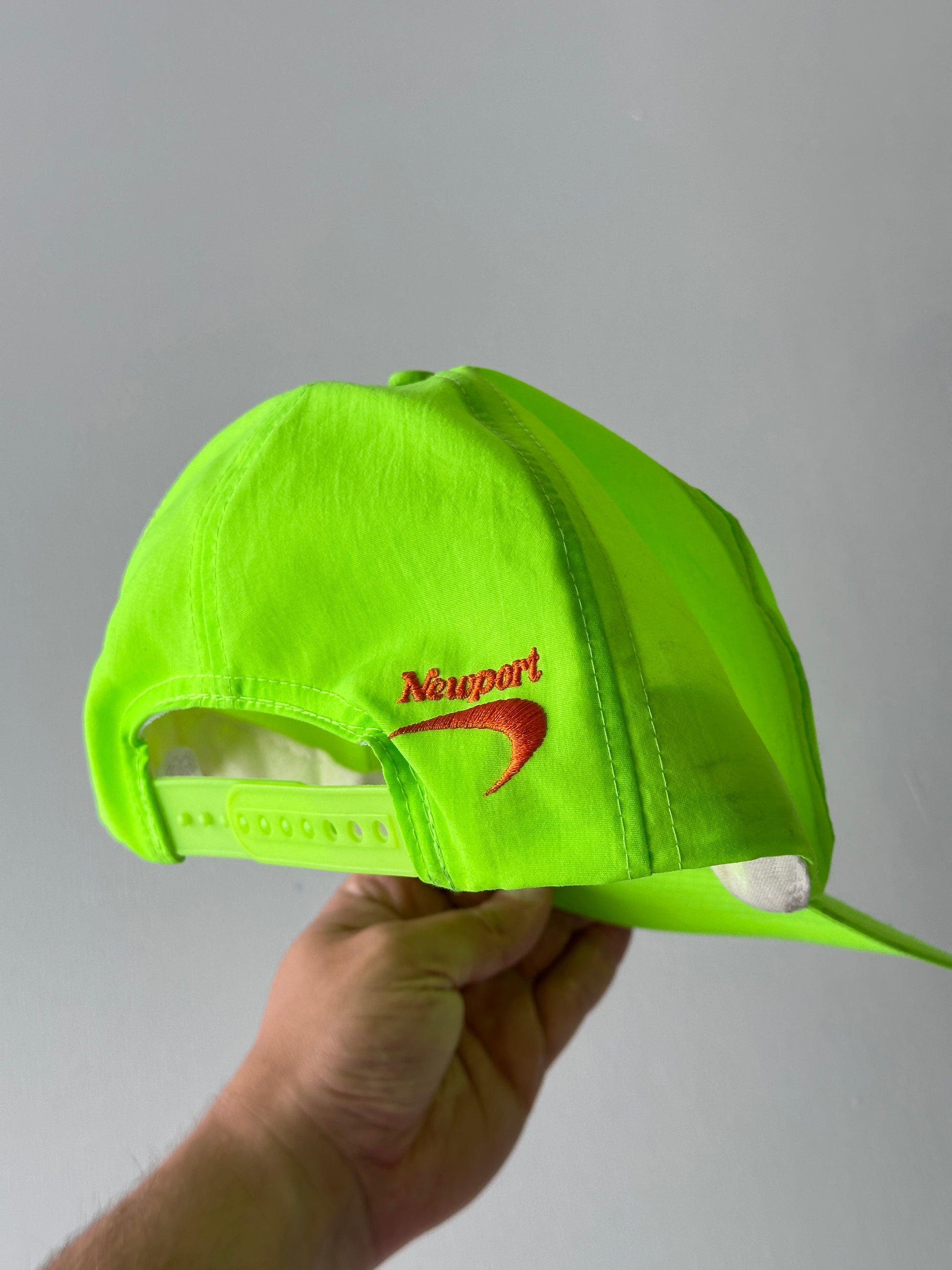 Newport Neon Green 90's Vintage SnapBack Trucker Cap