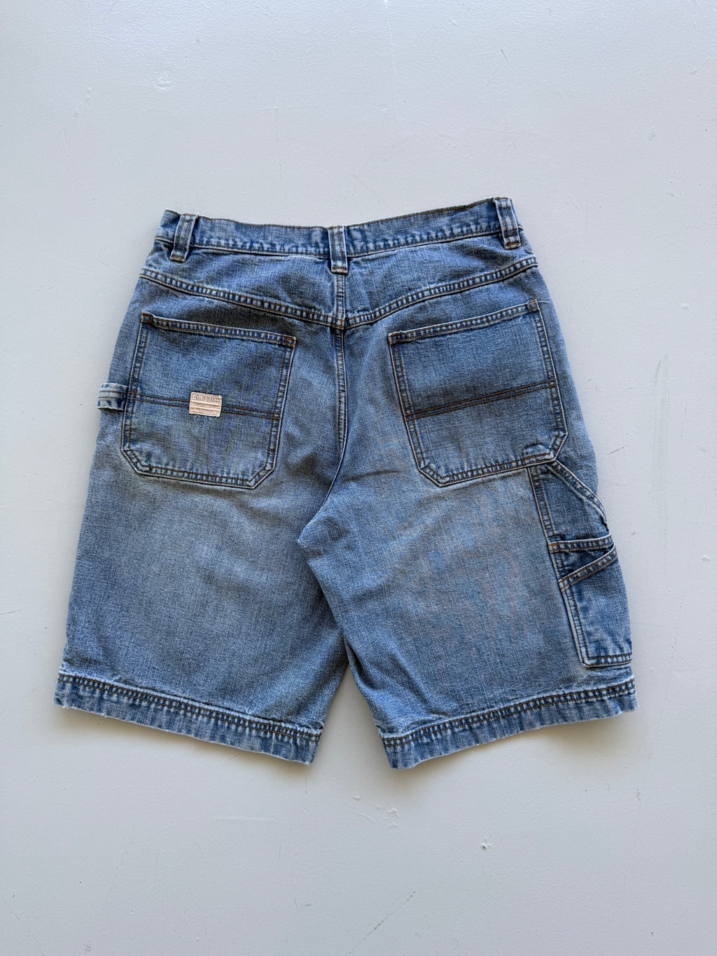 Blue Old Navy 00's Vintage Baggy Carpenter Denim Shorts - W32 x L10.5