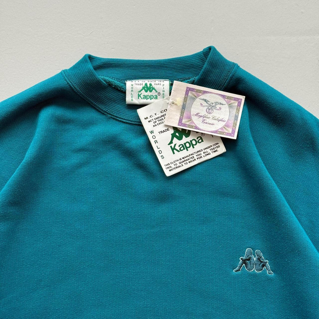 Light Blue Kappa 90's Deadstock Graphic Sweatshirt - XL