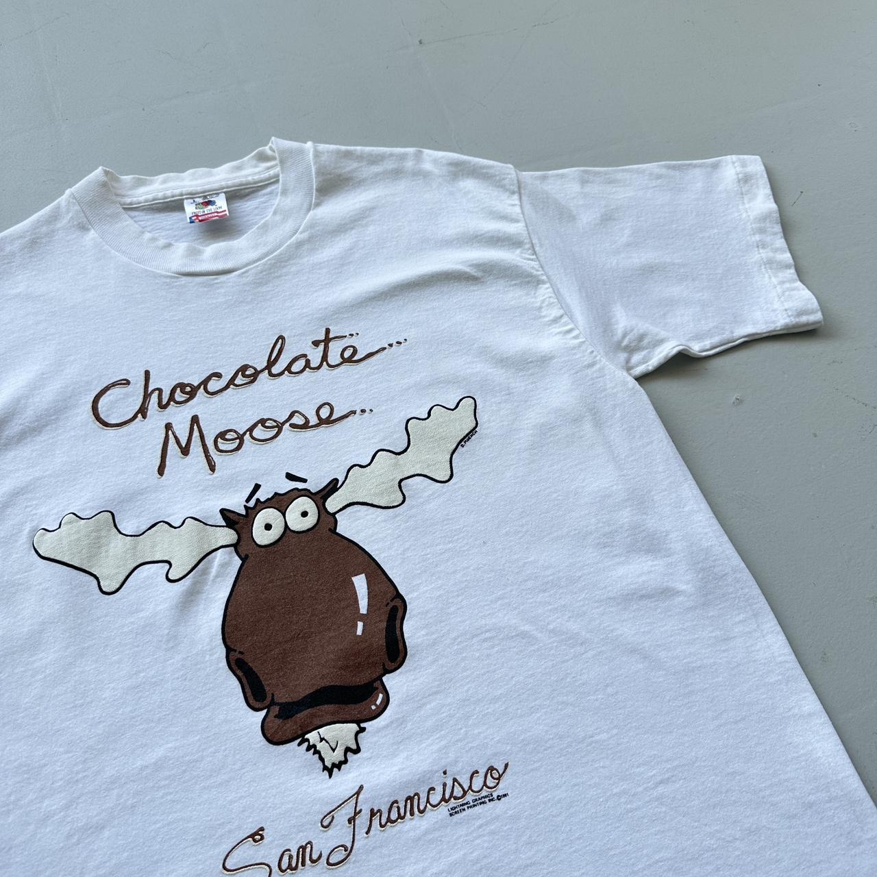 White Chocolate Mousse Vintage 90's T-shirt - Medium