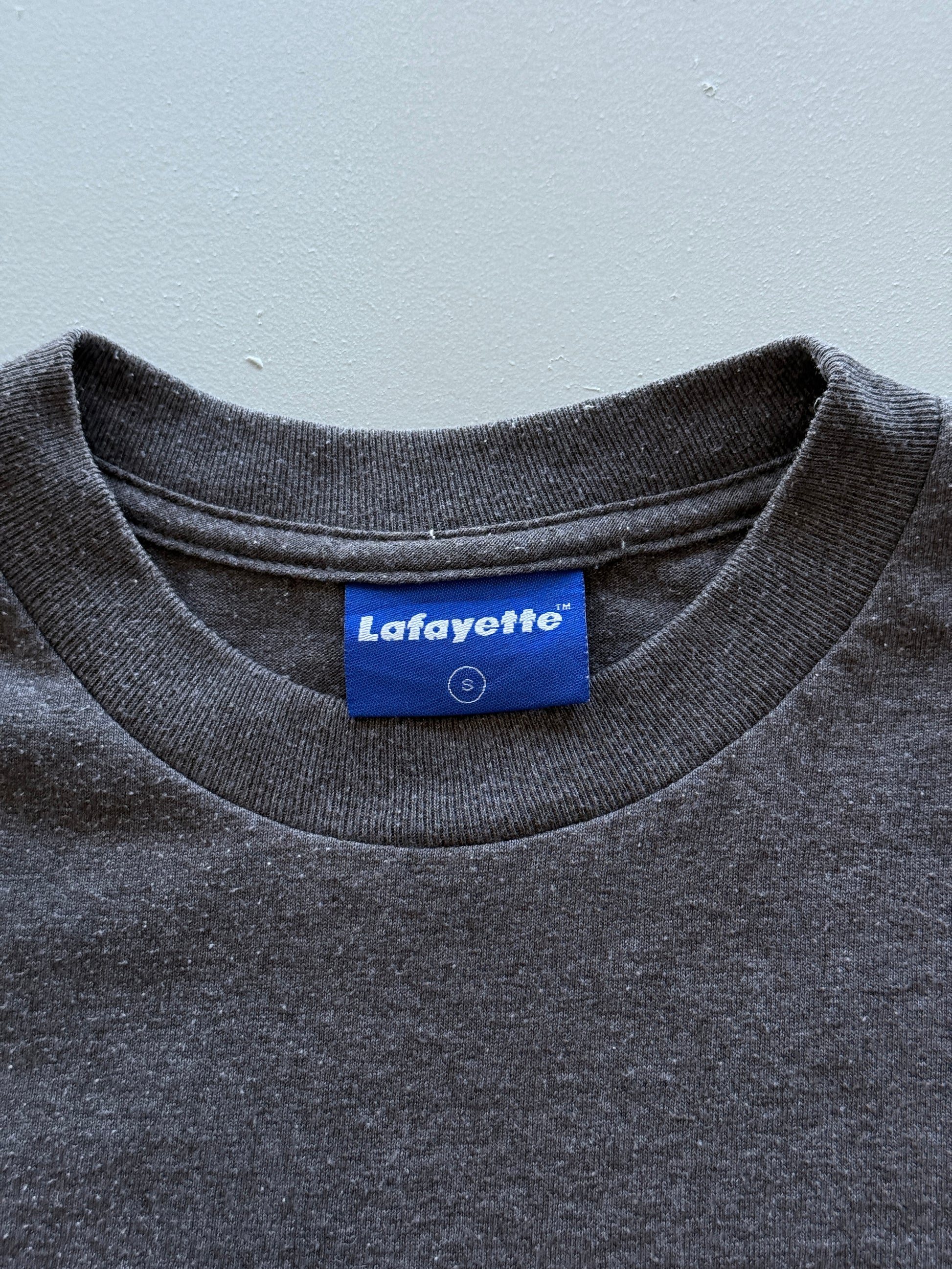 Dark Grey LAF Lafayette Vintage Graphic T-Shirt - Small